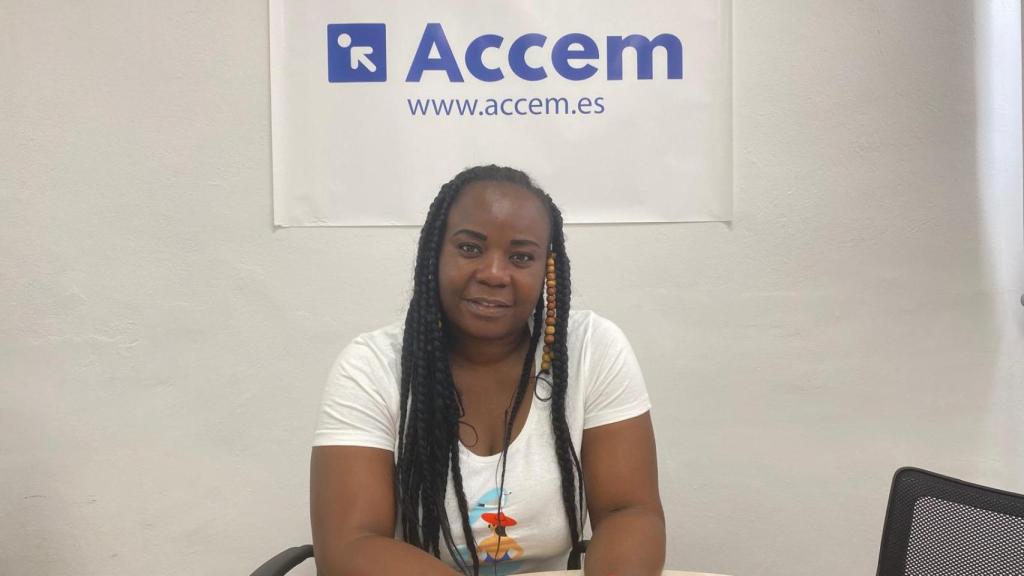 Manu en el centro de Accem en Tarazona