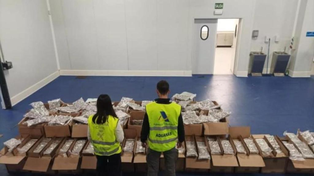 La droga incautada en puertos del sur de España que venía desde EEUU.