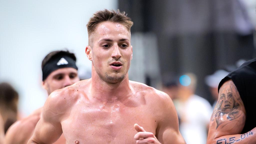 Luis García Rubio durante el mundial de hyrox en Chicago.