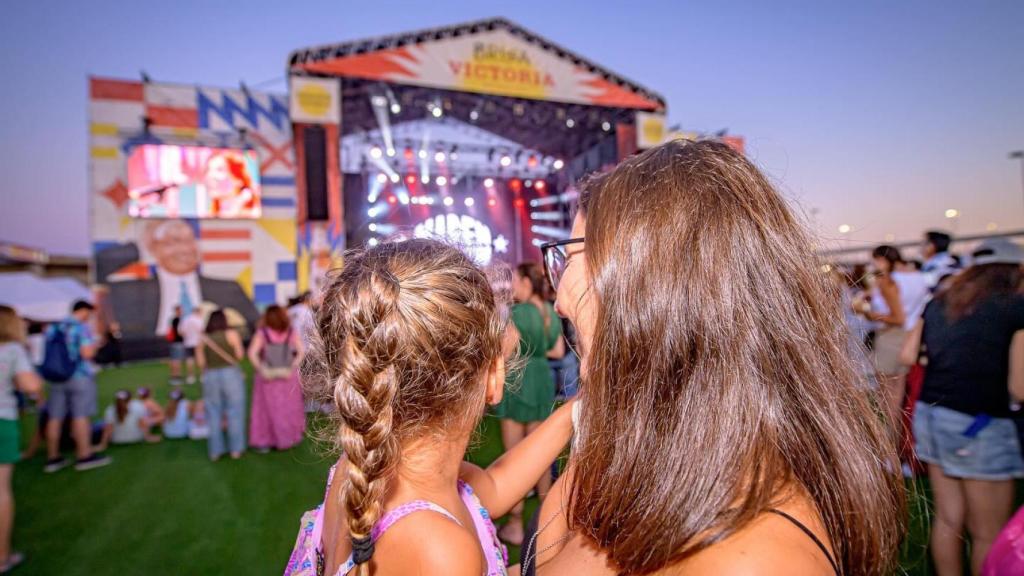 Cada vez es más habitual ver a niños en los festivales de música y Brisa ha habilitado una zona especial.