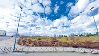 La parcela donde se construirá el nuevo hospital, en Alcobendas.