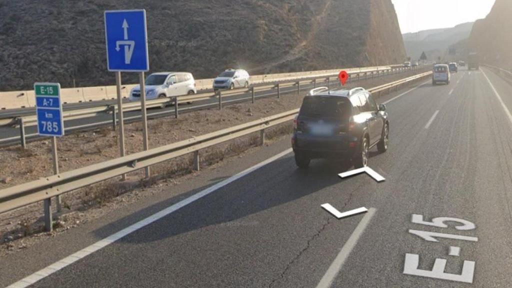 Kilómetro 785 de la A-7.