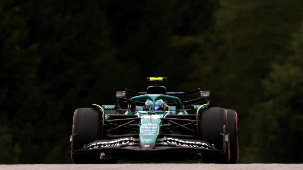 Fernando Alonso en los entrenamientos libres del GP de Austria.