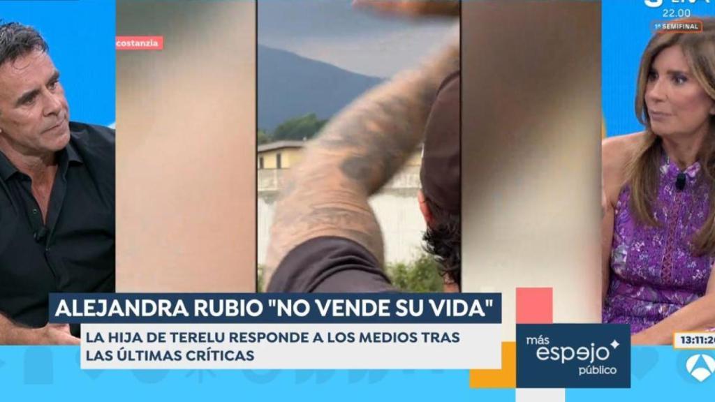 Gema López y Alonso Caparrós en 'Espejo Público'.