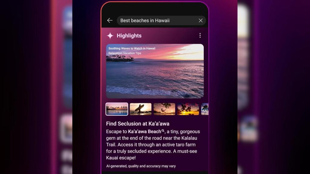 Nuevos resultados de IA de YouTube