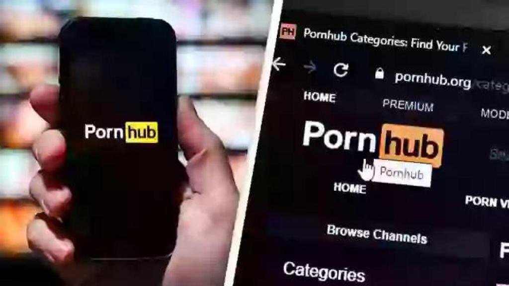 Imagen del sitio Pornhub.