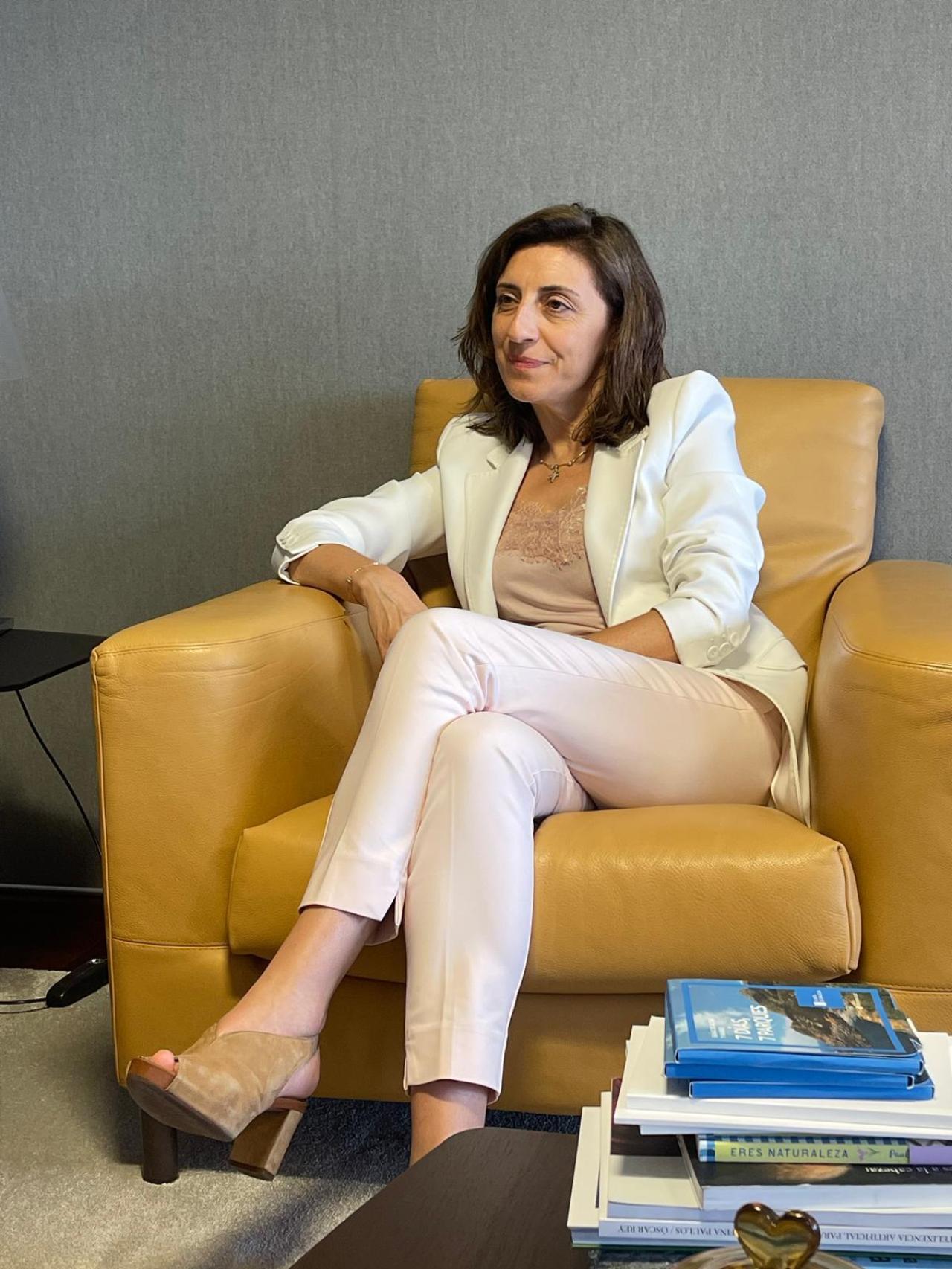 La conselleira de Medio Ambiente e Cambio Climático, Ángeles Vázquez.