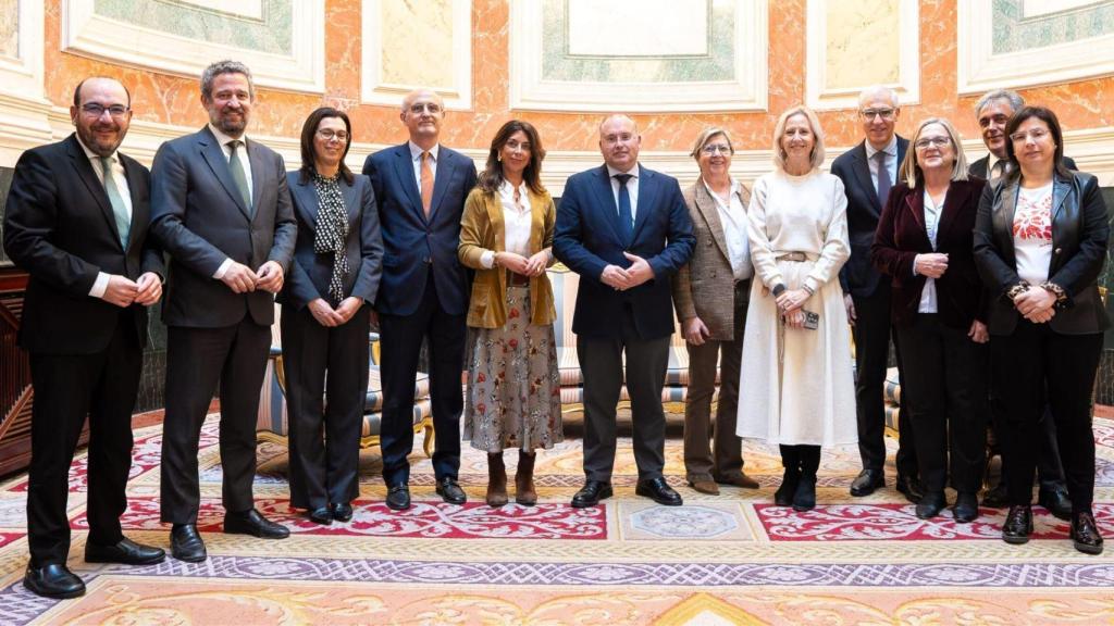 Los diputados del PPdeG en el Congreso
