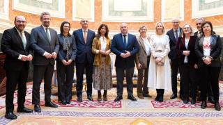 Los diputados del PPdeG en el Congreso