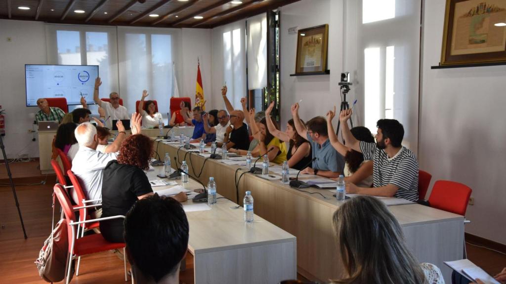 Pleno municipal en Ames.