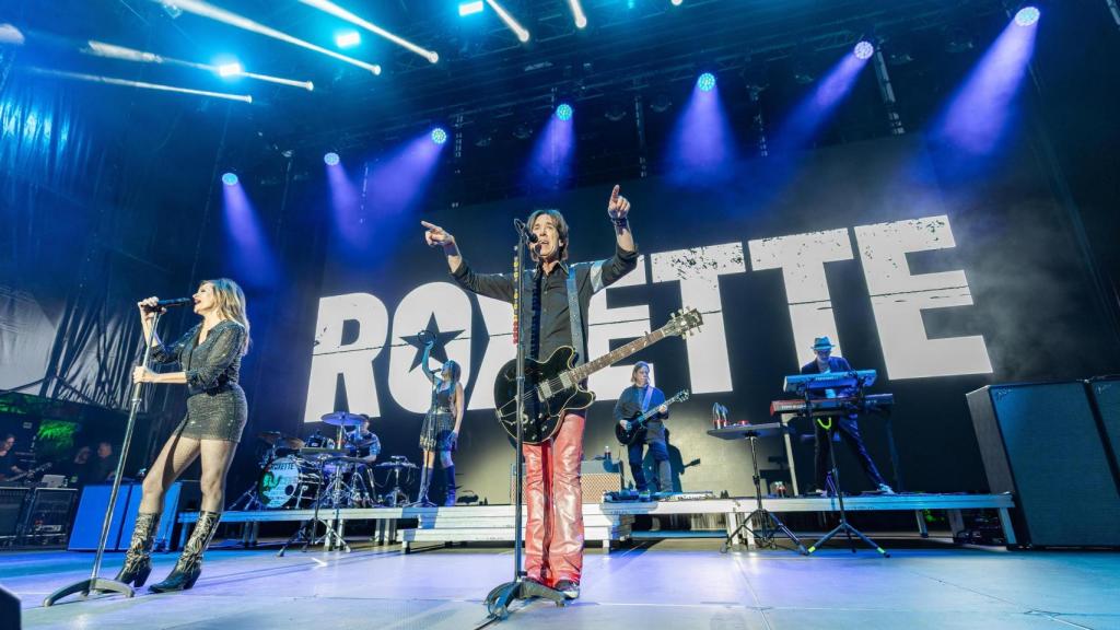 Roxette en su concierto de Madrid.