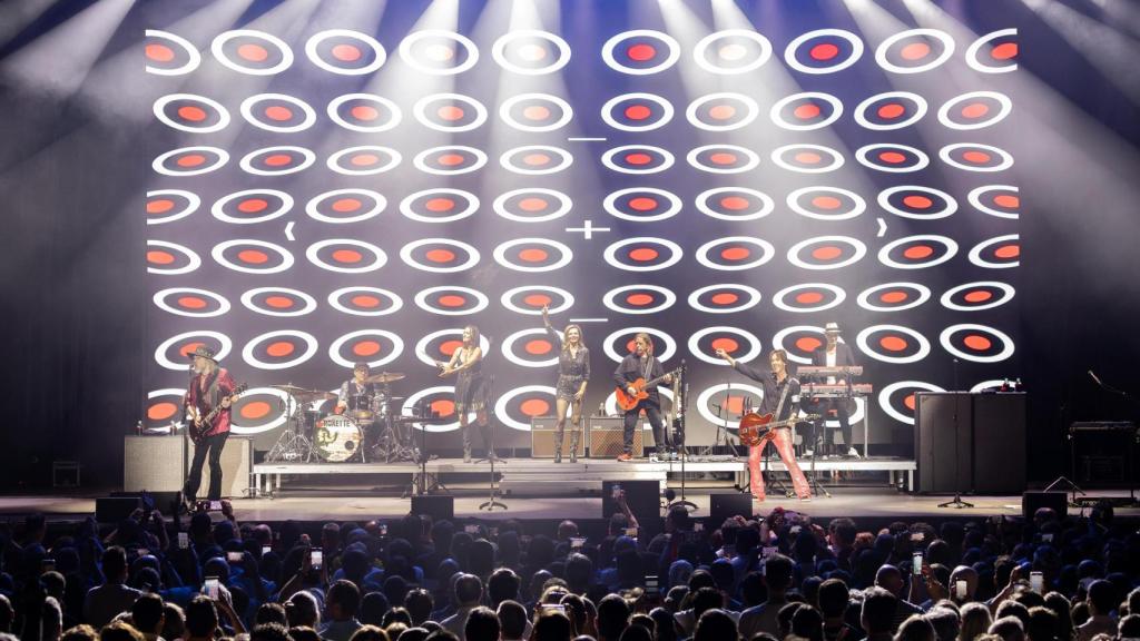 Roxette en su concierto de Madrid.