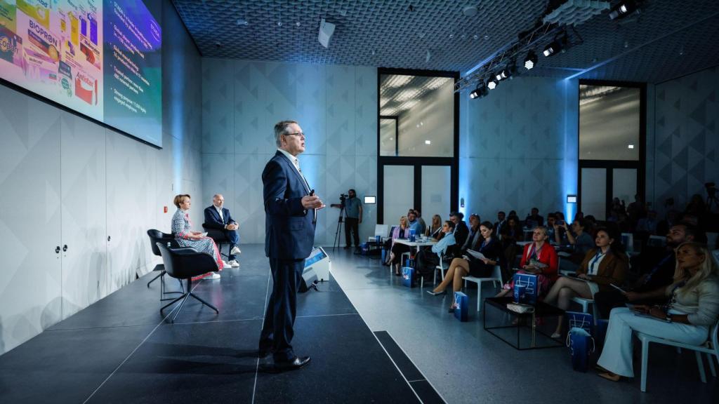 Peter Goldschmidt, CEO de la farmacéutica alemana, en el Health Report 2025 celebrado en Berlín