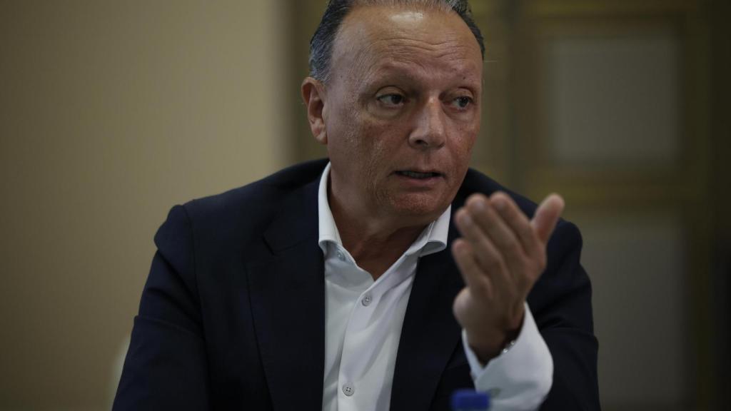 Salva Navarro en la sede de la CEV. Biel Aliño