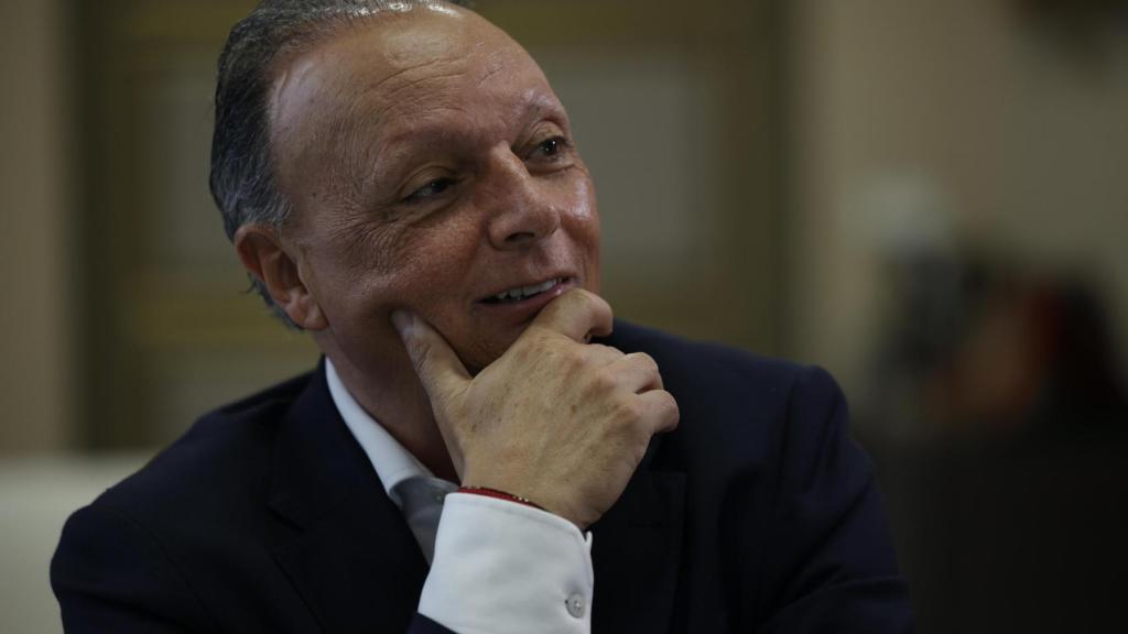 Navarro durante la entrevista de EL ESPAÑOL. Biel Aliño