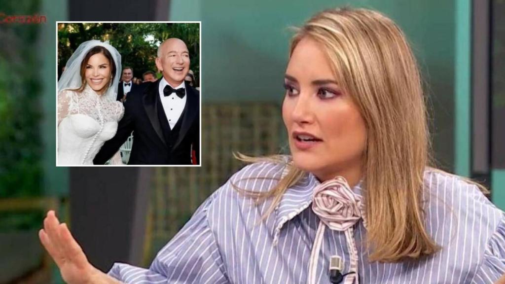 Lauren Sánchez y Jeff Bezos en su boda y Alba Carrillo en 'D Corazón'.