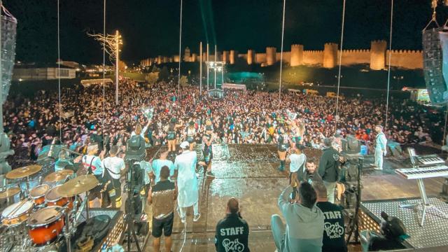 La París de Noia en una actuación en Ávila en 2024