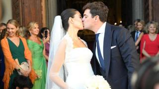 María Pombo y Pablo Castellanos, entre los invitados a la boda de Clara Vico y el hijo del exfutbolista Míchel