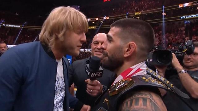 Topuria, cara a cara ante Paddy Pimblett.