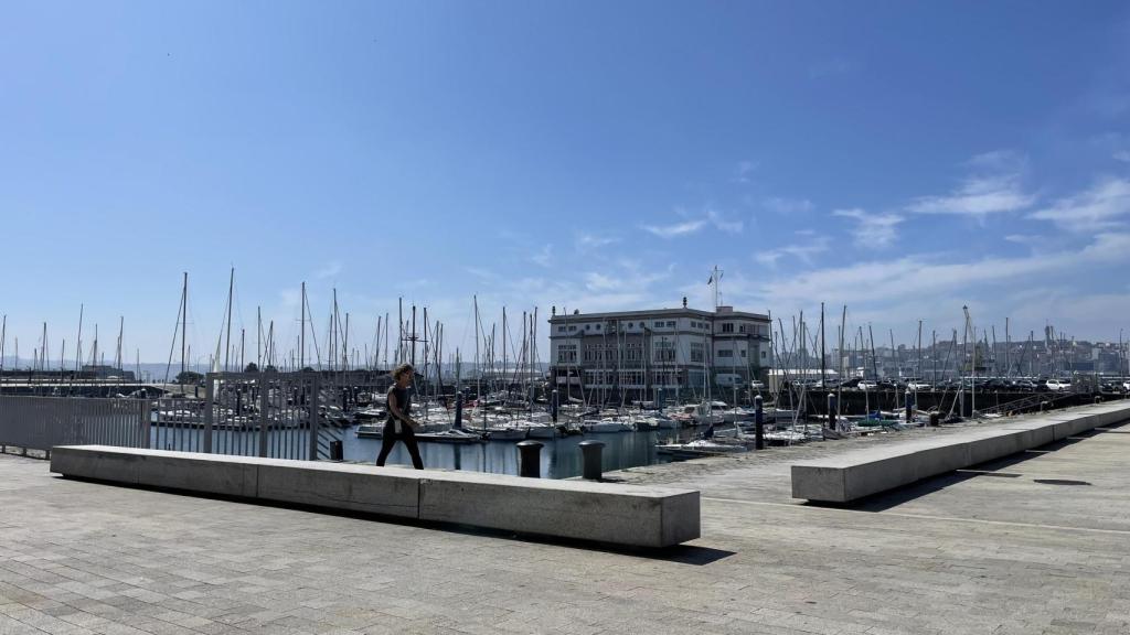 Imagen de cielos despejados en A Coruña.