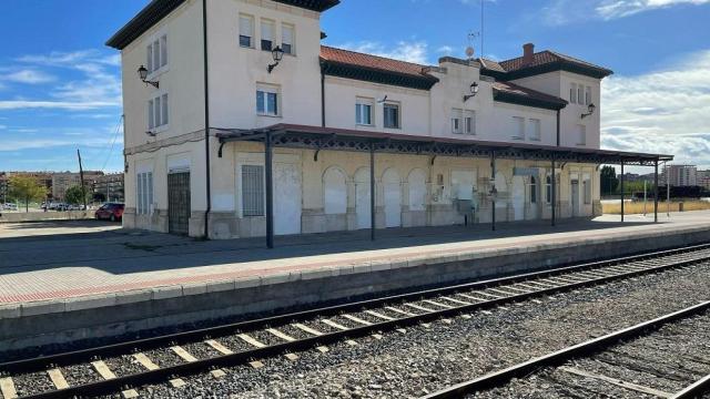 Estación de El Montecillo en Aranda de Duero (Burgos)