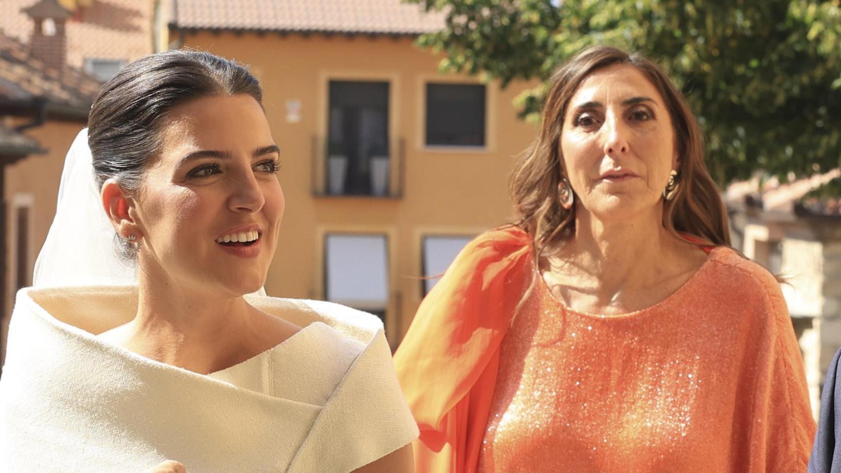 Paz Padilla, en la boda de Ana de Miguel.