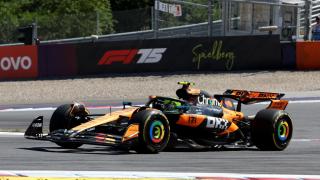 Lando Norris en la carrera del GP de Austria.