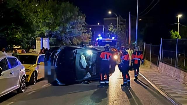 Vehículo siniestrado.