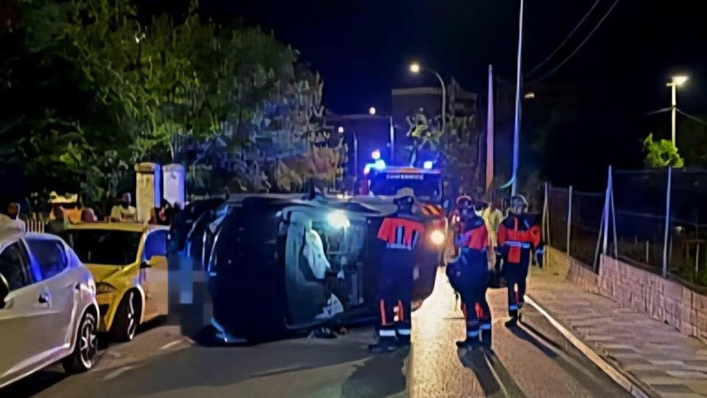 Vehículo siniestrado.