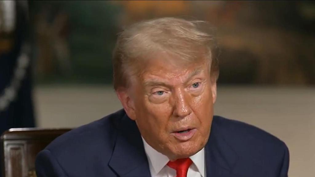 Trump en el programa Sunday Morning Futures de la cadena Fox News.