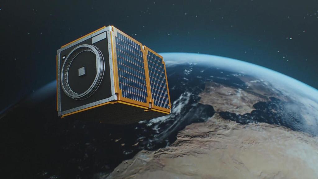 Representación del satélite Mini4EO