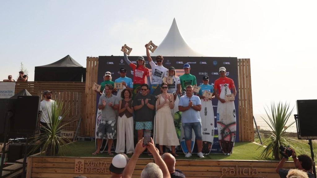 Antonio Dantas y Alice Le Moigne, campeones de Europa de Longboard en el Gadis Surf Festival Ferrol