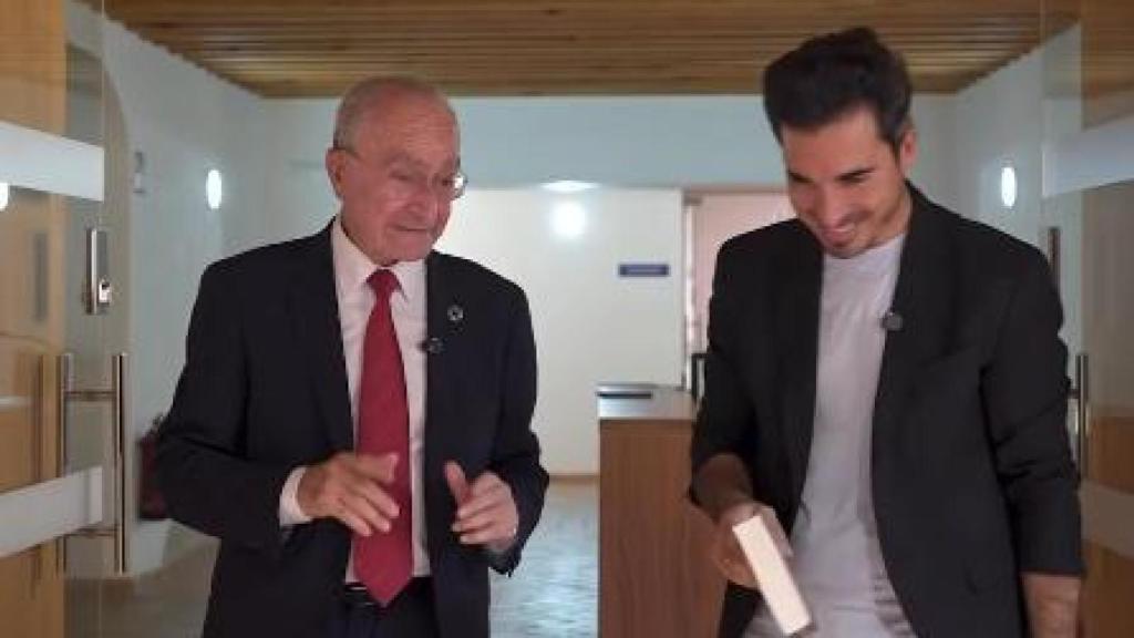 Javier y el alcalde.