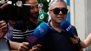 Santos Cerdán, en su última imagen pública.