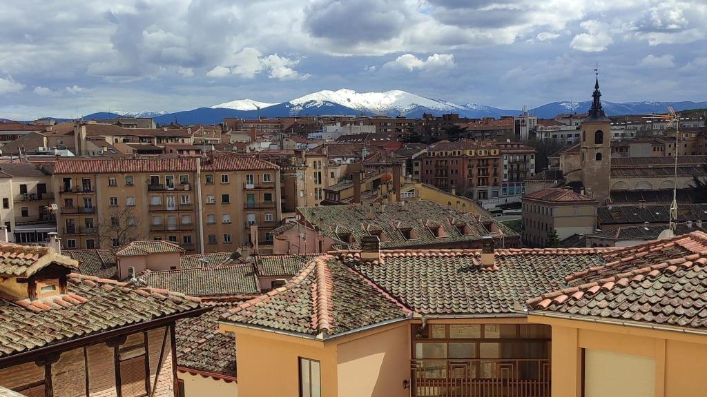 Bloques de viviendas de la ciudad de Segovia