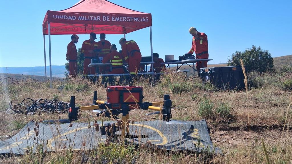 La UME trabajando en la recuperación de agua potable en Ávila