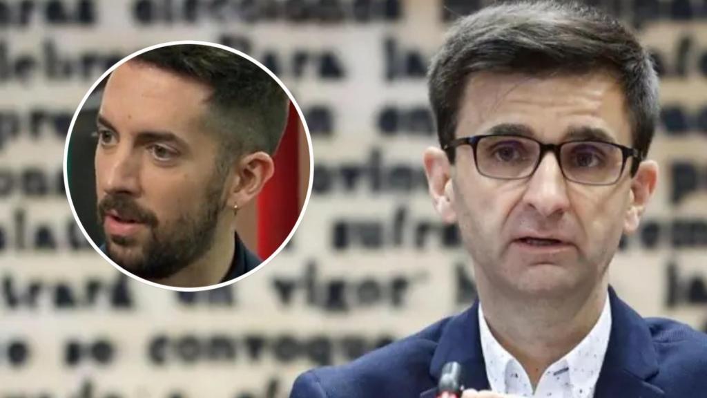 David Broncano en 'La Revuelta' y José Pablo López en el Congreso.