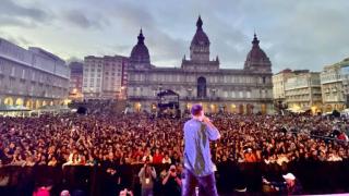 Imagen de la parada de 2022 de la gira en María Pita.