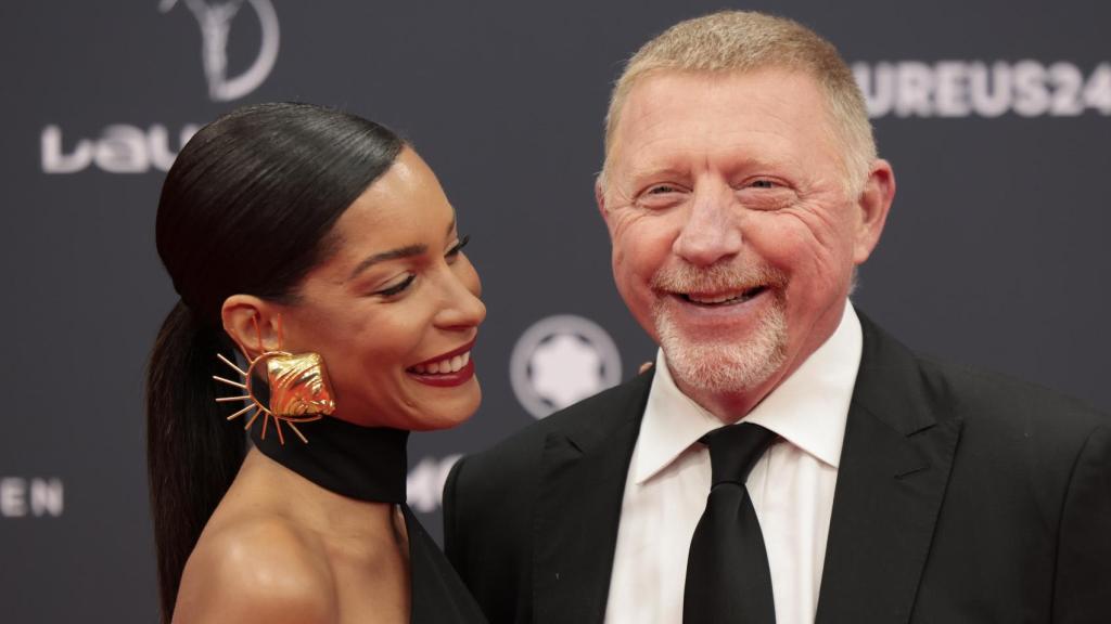 Boris Becker y Lilian de Carvalho en una fotografía realizada en Madrid en abril de 2024.