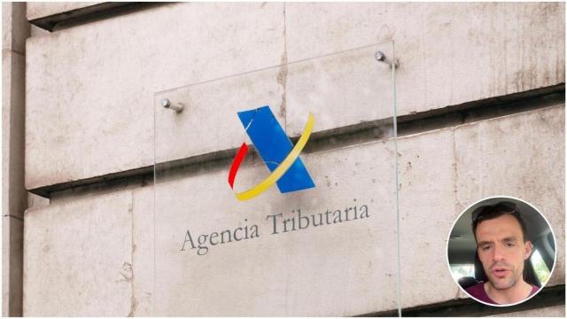 Montaje de George, profesor y Doctor en Ciencias del Deporte, en una imagen de la Agencia Tributaria.