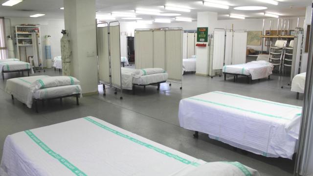 Área de preingreso del Hospital de Guadalajara.