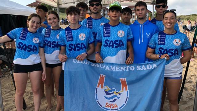 Imagen de los deportistas.