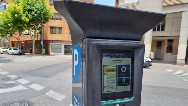 Parquímetro en Albacete.