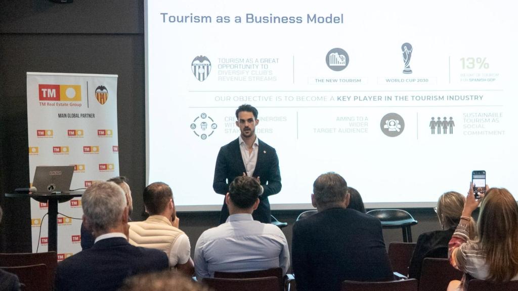 Evento en Estocolmo de TM Grupo Inmobiliario, el Valencia y LALIGA.