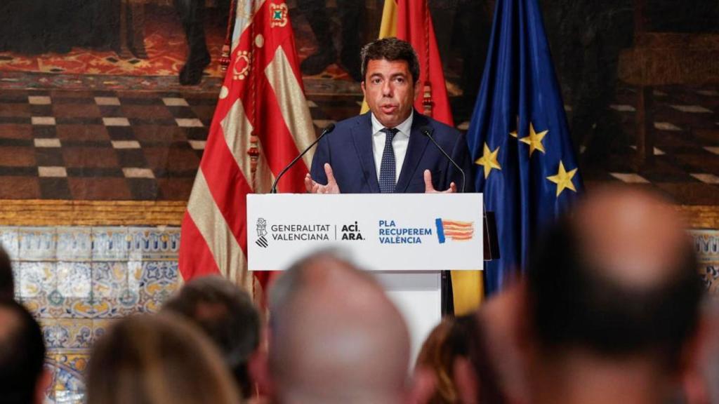 Mazón presenta el Plan para la Recuperación. Manu Bruque / Efe