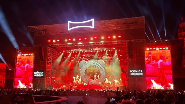 Imagen del concierto de Ozuna en el Big Sound de Icónica Santalucía Sevilla Fest.