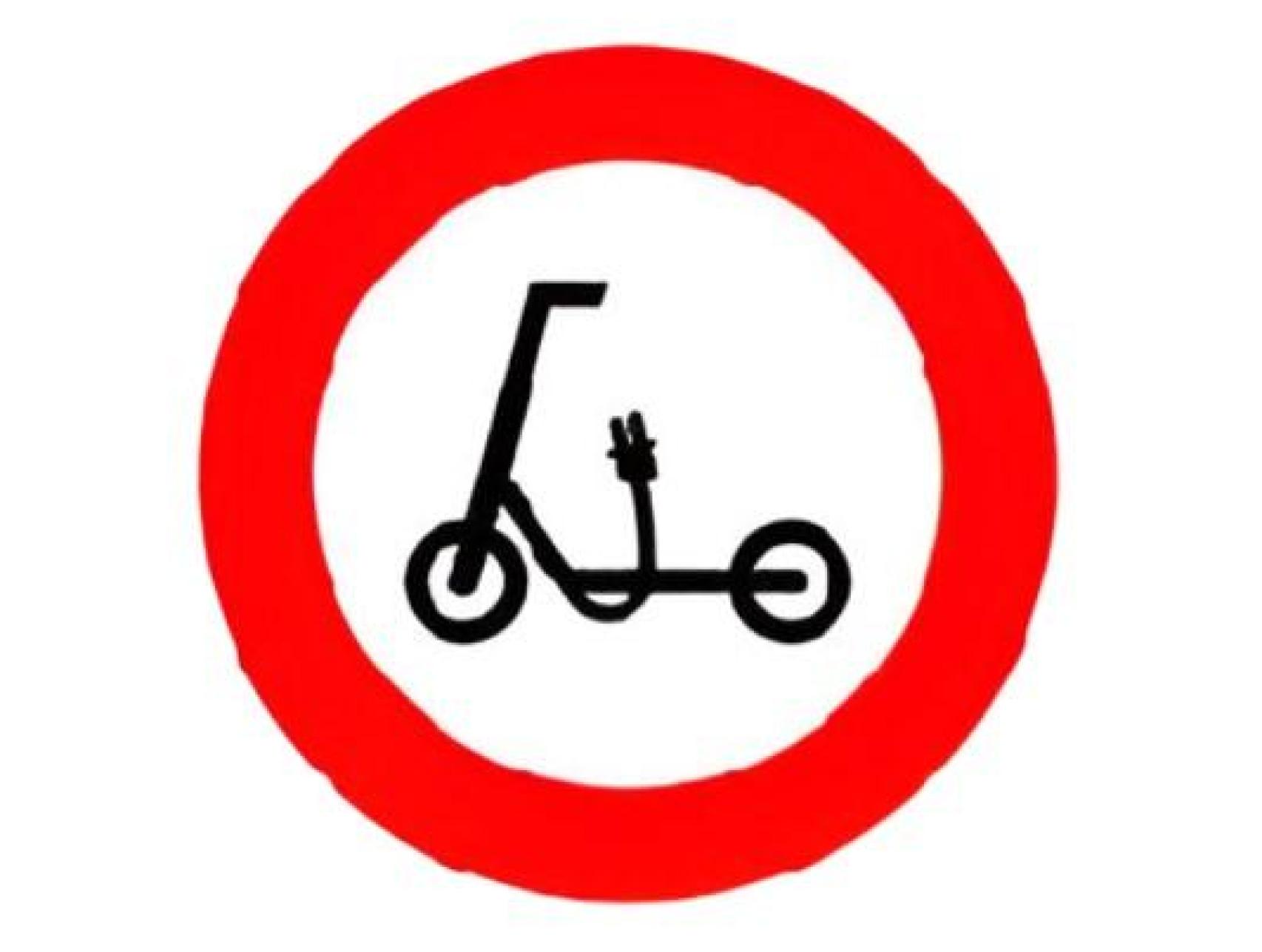 Imagen de la señal R-118.