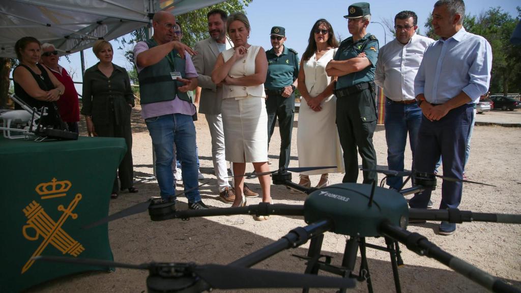Presentación del dispositivo de seguridad de las Lagunas de Ruidera. Foto: Delegación del Gobierno.