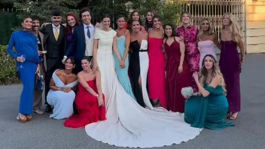 Imagen de la boda de la empresaria Ana de Miguel en Segovia