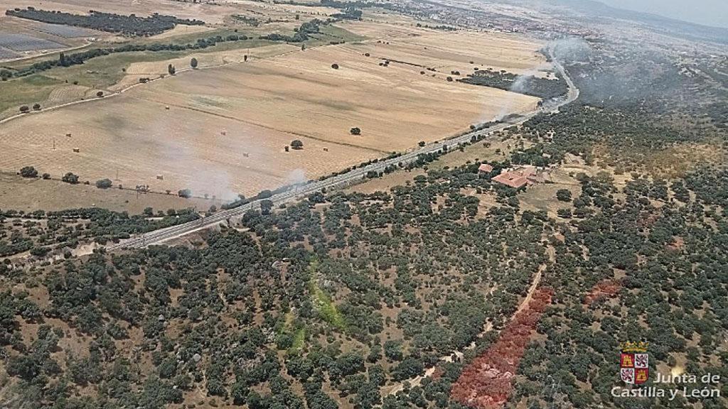Incendio Forestal en Ávila